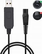 Image result for Philips Shaver Charger Cable
