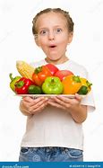 Image result for Fruits and Vegetables Girl