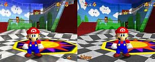Image result for Super Mario 64 Title Screen Texture