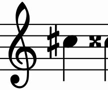Image result for Double Sharp Music. Sign