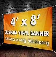 Image result for Custom Banners 4X8