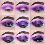 Image result for Purple Eye Makeup Halloween