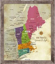 Image result for Travel Map of New England