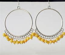 Image result for Sparkly Yellow Earrings