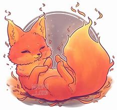 Image result for Cute Anime Fire Fox