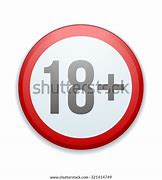 Image result for 18 Plus Sign