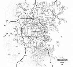 Image result for Fallout 4 Blank Map