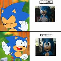 Image result for Sonic the Hedgehog Original Design Meme
