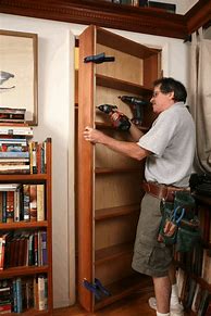 Image result for DIY Hidden Door Bookcase