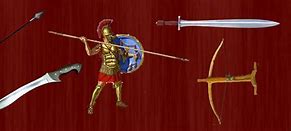 Image result for Ancient Greek Weapons in Museum