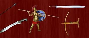 Image result for Ancient Greek and Roman Weapons