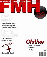 Image result for Magazine FHM Template Blank