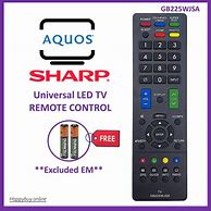 Image result for Sharp TV Remote Control Gb225wjsa