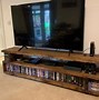 Image result for Wood TV Stand with Fireplace