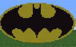 Image result for Batman Logo Minecraft Small