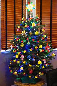 Image result for LEGO Themed Christmas Tree