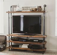 Image result for Industrial Pipe TV Stand