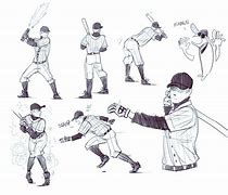 Image result for Baseball Bat Poses Drawing