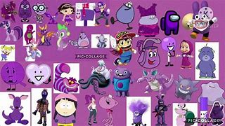 Image result for Purple TV Box Cartoon