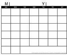 Image result for Blank Large Block Calendar Template