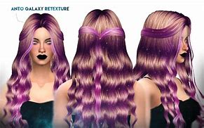 Image result for Sims Galaxy Hair CC