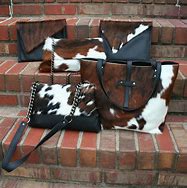 Image result for Hair On Hide Cowhide Purses