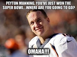 Image result for Peyton Manning Mail Truck Meme
