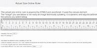 Image result for Real Sized Ruler On Computer