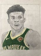 Image result for Giannis Antetokounmpo Face Drawing