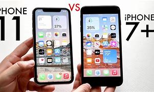 Image result for iPhone 7 Plus Size beside iPhone 11