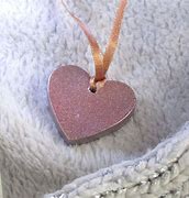 Image result for Rose Gold Heart Glitter Ornaments