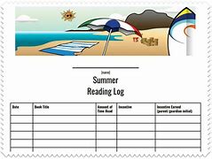 Image result for Kids Reading Log