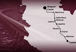 Image result for Srbija Voz Mapa