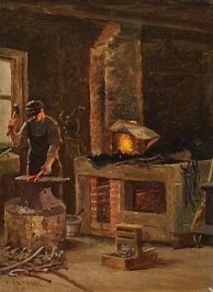 Image result for Young Colonist Blacksmith Art