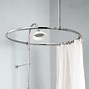 Image result for Ceiling Mounted Shower Curtain Rod