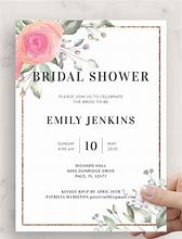 Image result for Samples of Bridal Shower Invitations