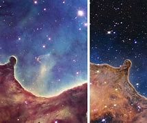 Image result for James Webb Space Telescope vs Hubble