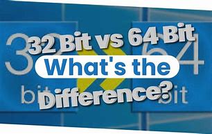 Image result for What Is 32-Bit and 64-Bit