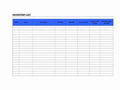Image result for Free Printable Business Inventory Forms
