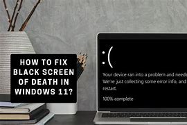 Image result for Windows Black Screen of Death