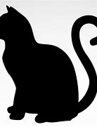 Image result for White Cat Silhouette