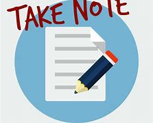 Image result for Take Note Clip Art