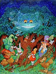 Image result for Cheshire Cat Painting