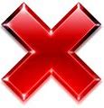 Image result for Red X Icon Transparent