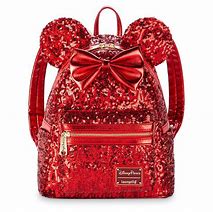 Image result for Minnie Mouse Backpack Red