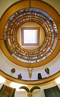 Image result for Circular Book Nook Library