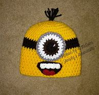 Image result for Minion Earflap Hat Crochet Pattern