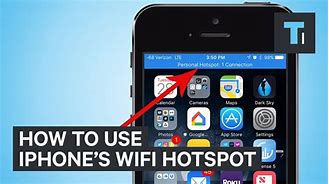 Image result for How do I use hotspot on iPhone 6?