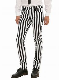 Image result for Black and White Striped Pants Rock and Roll