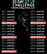 Image result for Situp 30-Day Challenge